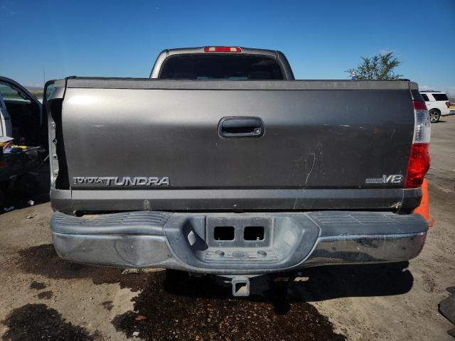 5TBET34196S498294 - 2006 TOYOTA TUNDRA DOUBLE CAB SR5 GRAY photo 6