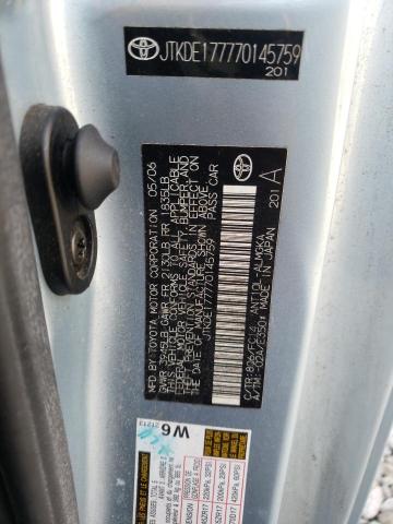 JTKDE177770145759 - 2007 TOYOTA SCION TC 蓝色 照片 13