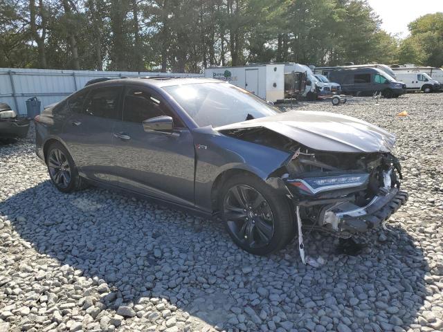 19UUB6F58NA002308 - 2022 ACURA TLX TECH A فحمي صورة 4