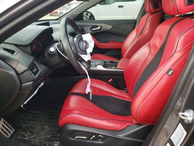 19UUB6F50MA005458 - 2021 ACURA TLX TECH A GRAY photo 7