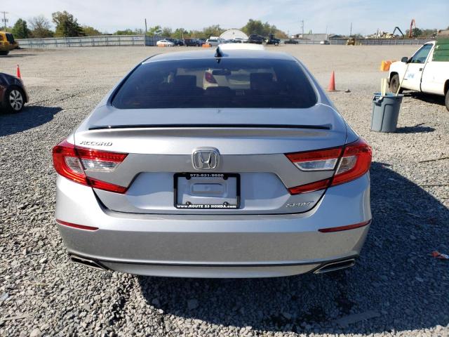 1HGCV1F38MA068005 - 2021 HONDA ACCORD SPORT 银色 照片 6