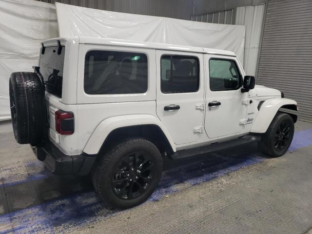 1C4JJXP66NW112407 - 2022 JEEP WRANGLER U SAHARA 4XE WHITE photo 3