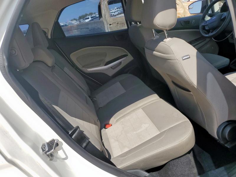 MAJ3S2FE5KC272492 - 2019 FORD ECOSPORT S Biały zdjęcie 10