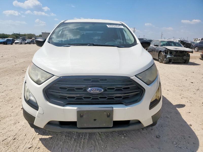 MAJ3S2FE5KC272492 - 2019 FORD ECOSPORT S Biały zdjęcie 5