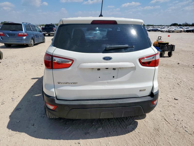 MAJ3S2FE5KC272492 - 2019 FORD ECOSPORT S Biały zdjęcie 6
