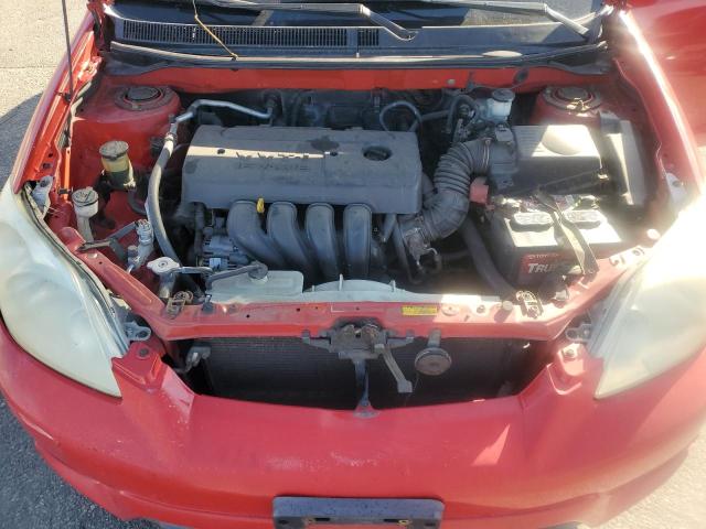 2T1KR32E35C392719 - 2005 TOYOTA COROLLA MA XR RED photo 11