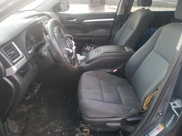 5TDJKRFH3FS108120 - 2015 TOYOTA HIGHLANDER XLE BLUE photo 7