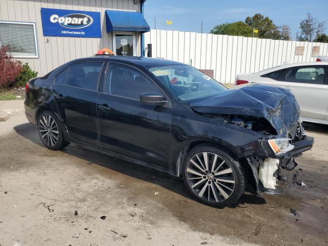 3VW2K7AJ2EM399630 - 2014 VOLKSWAGEN JETTA BASE BLACK photo 4