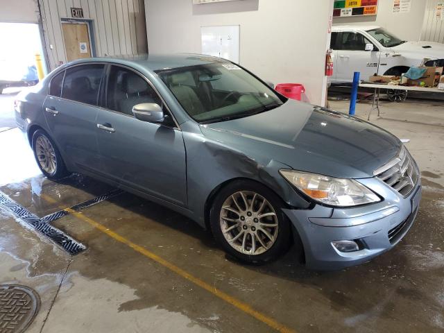 KMHGC4DEXBU133195 - 2011 HYUNDAI GENESIS 3.8L ლურჯი ფოტო 4