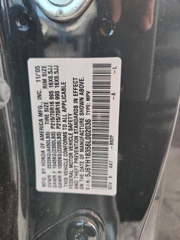 5J6YH18356L002036 - 2006 HONDA ELEMENT LX Qara foto 13