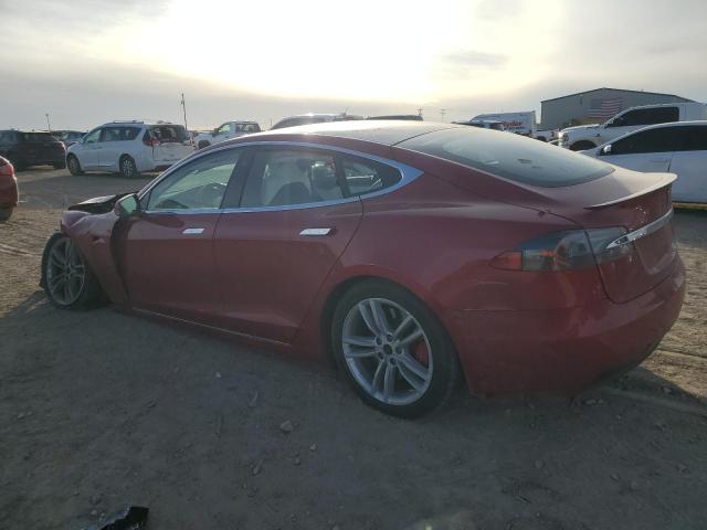 5YJSA1E45LF398626 - 2020 TESLA MODEL S 红色 照片 2