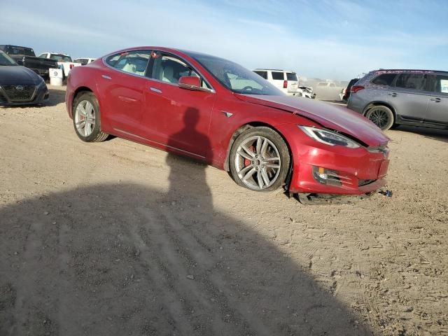 5YJSA1E45LF398626 - 2020 TESLA MODEL S 红色 照片 4
