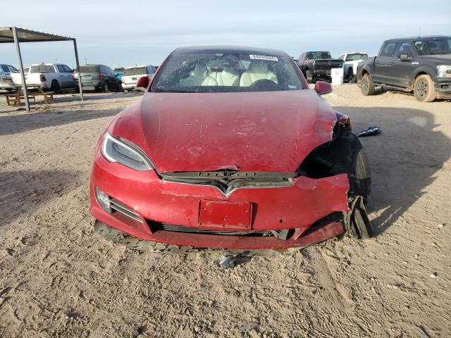 5YJSA1E45LF398626 - 2020 TESLA MODEL S 红色 照片 5