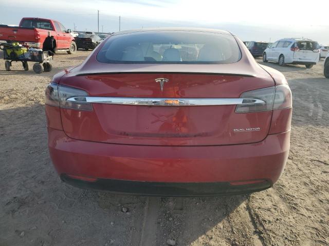 5YJSA1E45LF398626 - 2020 TESLA MODEL S 红色 照片 6