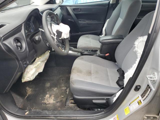 2T1BURHE8HC911440 - 2017 TOYOTA COROLLA L SILVER photo 7