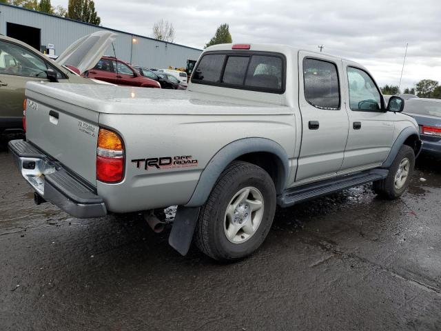 5TEGN92N02Z120378 - 2002 TOYOTA TACOMA DOUBLE CAB PRERUNNER SILVER photo 3
