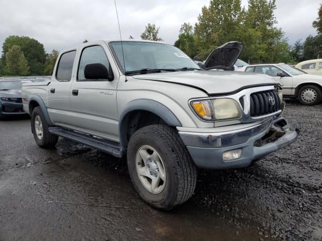 5TEGN92N02Z120378 - 2002 TOYOTA TACOMA DOUBLE CAB PRERUNNER SILVER photo 4