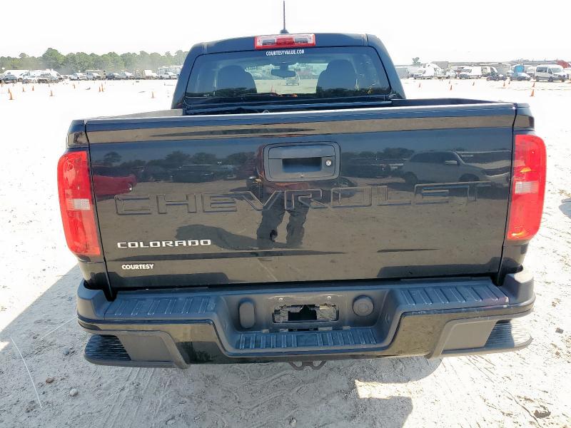 1GCGSBEAXN1268030 - 2022 CHEVROLET COLORADO შავი ფოტო 6