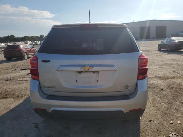 2GNALBEK5H1537603 - 2017 CHEVROLET EQUINOX LS Srebrny zdjęcie 6