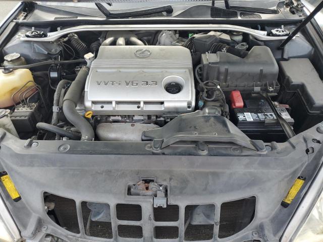 JTHBA30G755094441 - 2005 LEXUS ES 330 GRAY photo 11