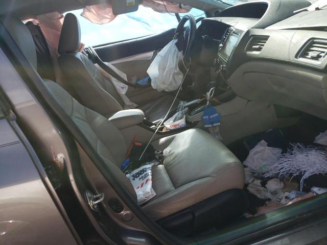 19XFB2F99EE021630 - 2014 HONDA CIVIC EXL ნაცრისფერი ფოტო 7