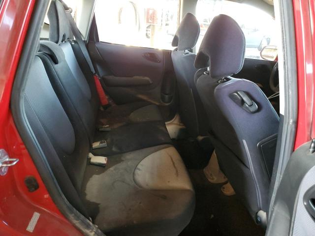JHMGD386X7S041567 - 2007 HONDA FIT S წითელი ფოტო 10