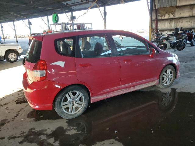 JHMGD386X7S041567 - 2007 HONDA FIT S წითელი ფოტო 3