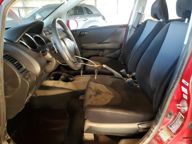 JHMGD386X7S041567 - 2007 HONDA FIT S წითელი ფოტო 7