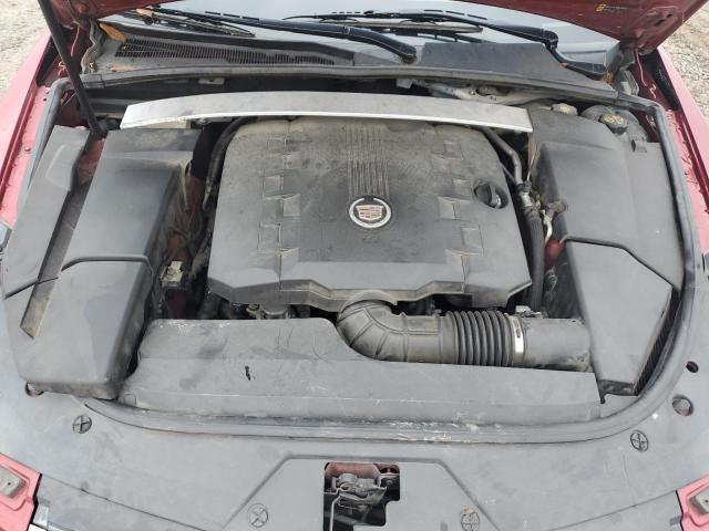 1G6DJ1E3XC0100508 - 2012 CADILLAC CTS PERFORMANCE COLLECTION Kırmızı fotoğraf 11