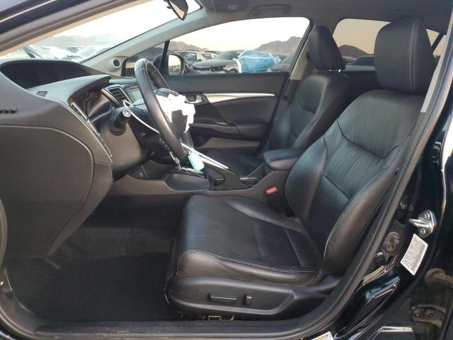 19XFB2F91FE095299 - 2015 HONDA CIVIC EXL შავი ფოტო 7