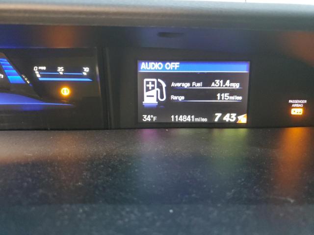 19XFB2F91FE095299 - 2015 HONDA CIVIC EXL შავი ფოტო 9