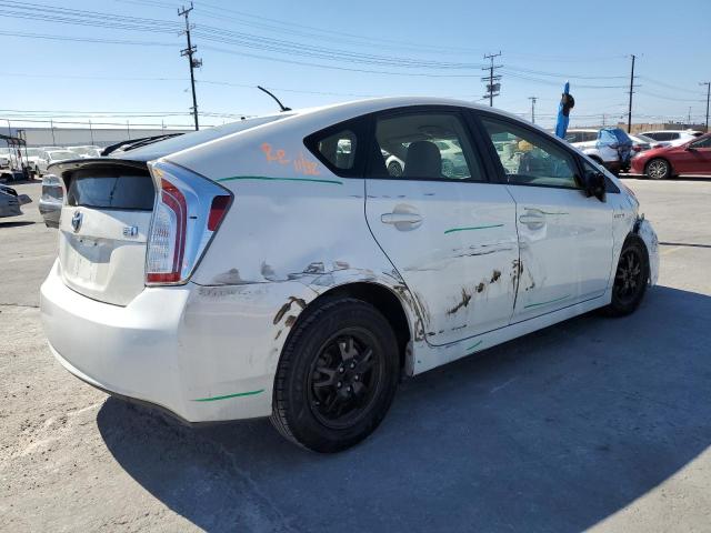 JTDKN3DU2C1542434 - 2012 TOYOTA PRIUS WHITE photo 3