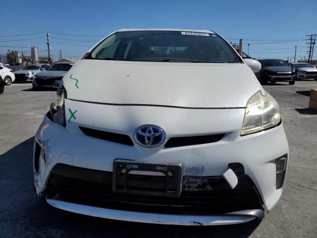 JTDKN3DU2C1542434 - 2012 TOYOTA PRIUS WHITE photo 5
