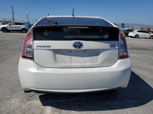 JTDKN3DU2C1542434 - 2012 TOYOTA PRIUS WHITE photo 6