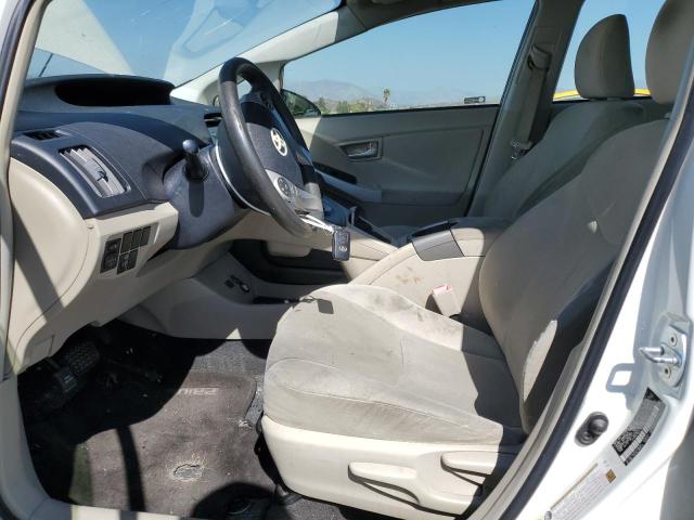 JTDKN3DU2C1542434 - 2012 TOYOTA PRIUS WHITE photo 7