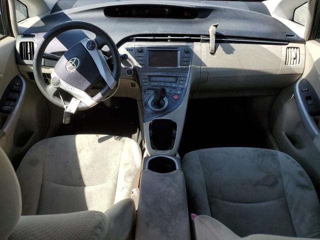 JTDKN3DU2C1542434 - 2012 TOYOTA PRIUS WHITE photo 8