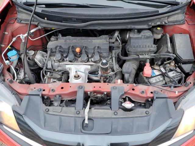 2HGFG3B01FH516359 - 2015 HONDA CIVIC EXL წითელი ფოტო 11