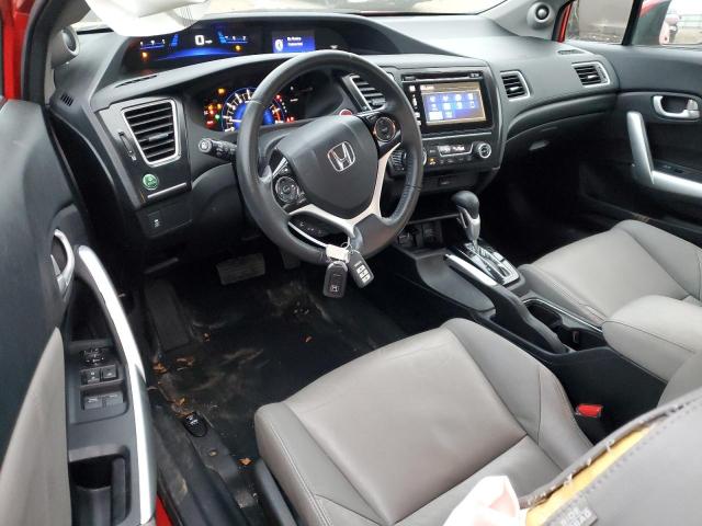 2HGFG3B01FH516359 - 2015 HONDA CIVIC EXL წითელი ფოტო 8