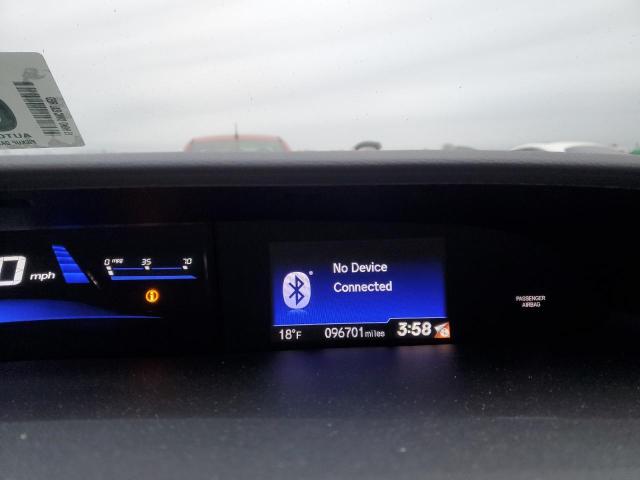 2HGFG3B01FH516359 - 2015 HONDA CIVIC EXL წითელი ფოტო 9