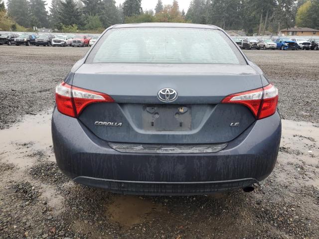 2T1BURHE8FC281559 - 2015 TOYOTA COROLLA L GRAY photo 6