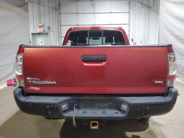5TEUU42N76Z181922 - 2006 TOYOTA TACOMA ACCESS CAB Rojo foto 6