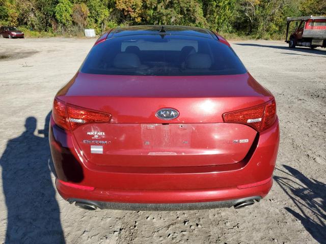 KNAGN4A79B5098161 - 2011 KIA OPTIMA EX RED photo 6