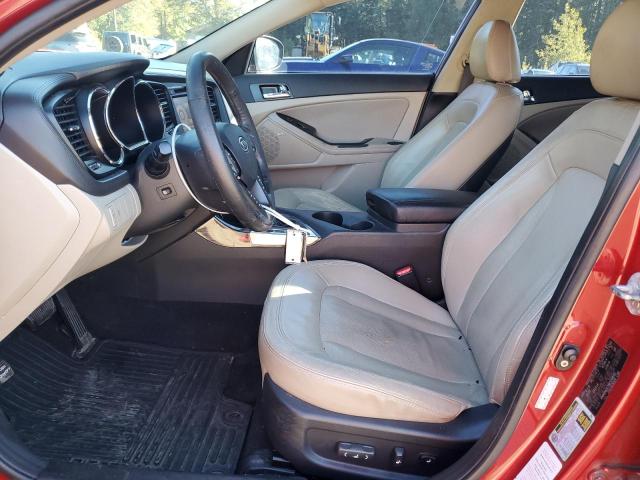 KNAGN4A79B5098161 - 2011 KIA OPTIMA EX RED photo 7