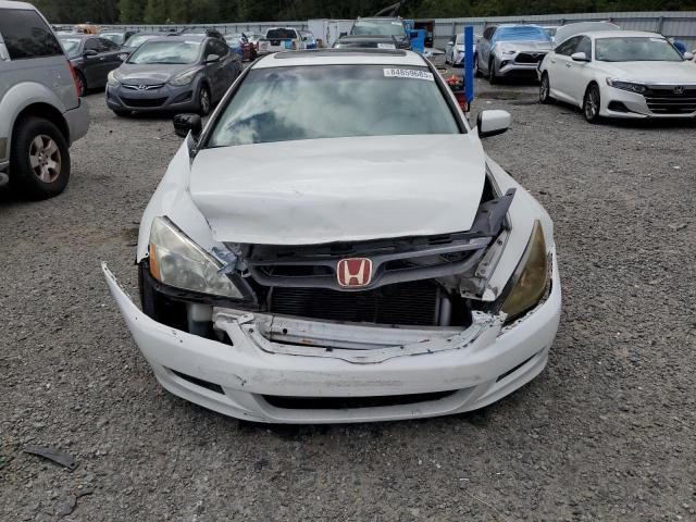 1HGCM72687A020224 - 2007 HONDA ACCORD EX Ақ фото 5