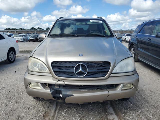 4JGAB57E45A556547 - 2005 MERCEDES-BENZ ML 350 BEIGE photo 5