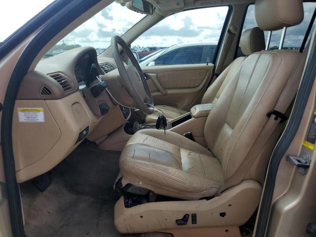 4JGAB57E45A556547 - 2005 MERCEDES-BENZ ML 350 BEIGE photo 7