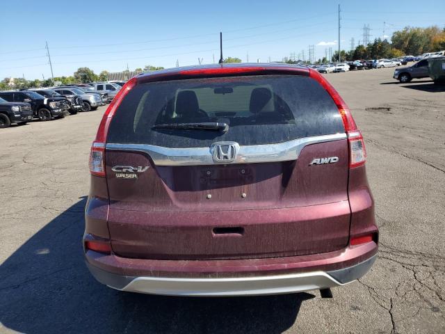 5J6RM4H55GL140485 - 2016 HONDA CR-V EX Tünd qırmızı foto 6