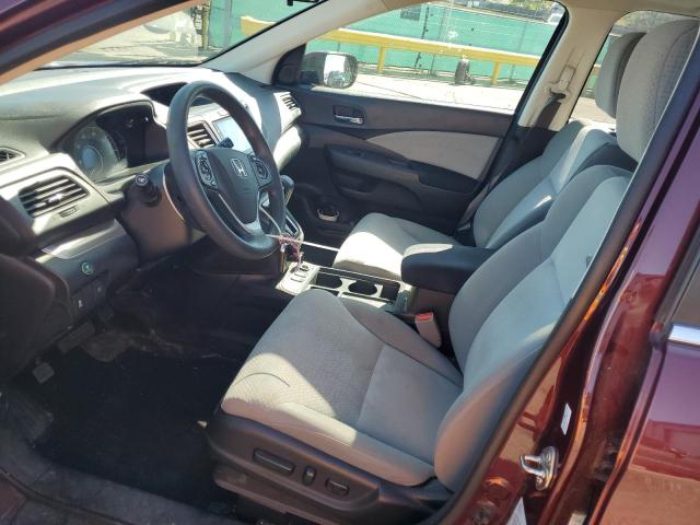 5J6RM4H55GL140485 - 2016 HONDA CR-V EX Tünd qırmızı foto 7