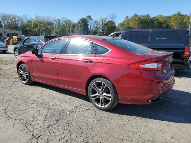 3FA6P0D91FR122279 - 2015 FORD FUSION TITANIUM 红色 照片 2