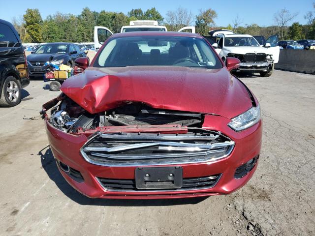3FA6P0D91FR122279 - 2015 FORD FUSION TITANIUM 红色 照片 5
